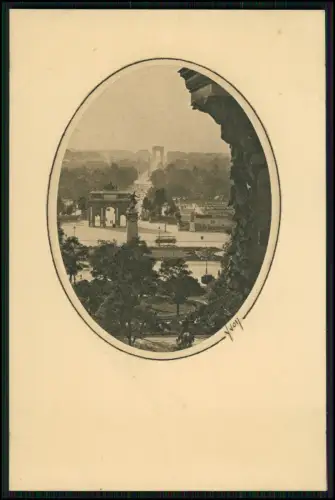 12x AK - Originale Motiv Frankreich Paris 1. Weltkrieg Feldpostkarten 1914-1918