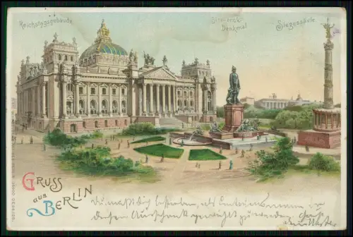 12x AK - Berlin - alte Ansichtskarten Postkarten verschiedene Ansichten 1900-15