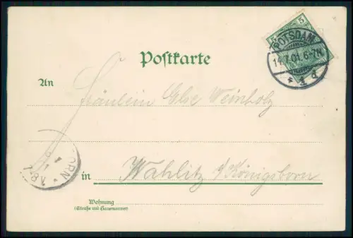 12x AK - Potsdam in Brandenburg - diverse Ansichten - Litho und andere 1998-15