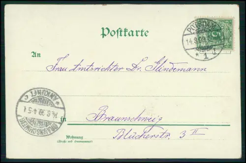 12x AK - Potsdam in Brandenburg - diverse Ansichten - Litho und andere 1998-15