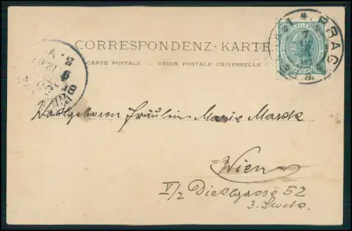 10x AK - alte Ansichtskarte Postkarte - Praha Prag Tschechien - diverse Ansicht