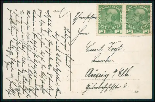 10x AK - alte Ansichtskarte Postkarte - Praha Prag Tschechien - diverse Ansicht