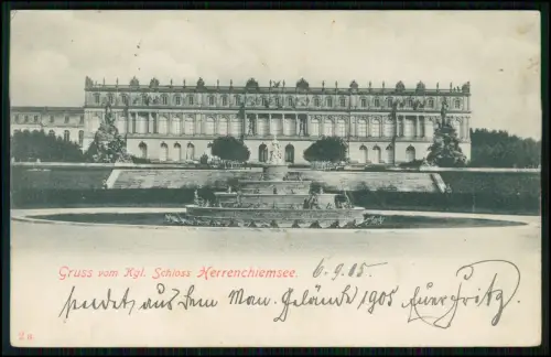 9x AK - alte Ansichtskarte Postkarte - Herrenchiemsee Chiemsee Oberbayern 1910