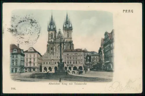 12x AK - alte Ansichtskarte Postkarte - Praha Prag Tschechien - diverse Ansicht