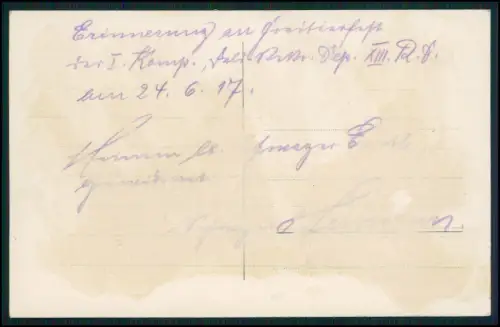 4x AK und Foto - 1. WK Soldaten - Portrait und Ansichten - Feldpost  1914-18