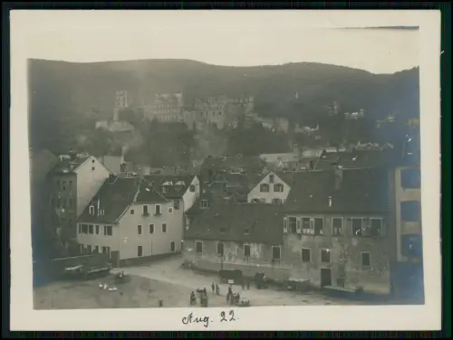 17x Foto bei Heidelberg und Umgebung gesellschaftliche Leben Natur Wandern 1922