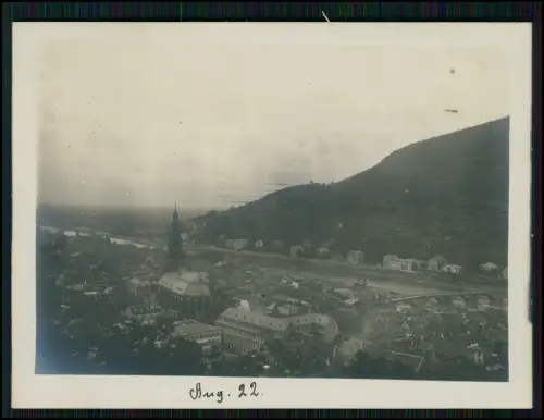 16x Foto bei Heidelberg und Umgebung gesellschaftliche Leben Natur Wandern 1922