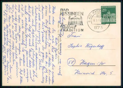 AK - Humorvolle Strandszene Paar, Fernglas, Strandkorb Hund Comic-Stil 1950er