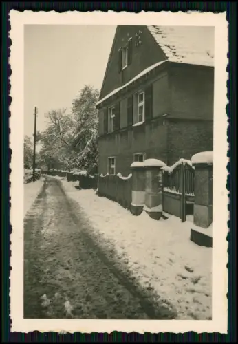 8x Foto - Ansichten Soldat vor Einberufung 1939 in Schlesien Polen zu Hause