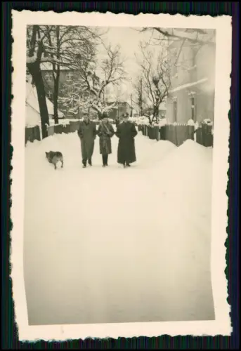 8x Foto - Ansichten Soldat vor Einberufung 1939 in Schlesien Polen zu Hause