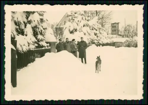8x Foto - Ansichten Soldat vor Einberufung 1939 in Schlesien Polen zu Hause