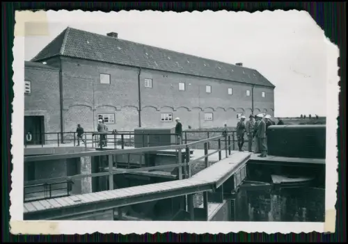 8x Foto - Schleusenanlage Gebäude - norddeutsche Küstenarchitektur Nordsee 1938