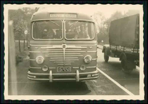 15x Foto Reise Frankfurt-Höchst Reisebusses Höchster Reisebüros1950er  A 54-6740