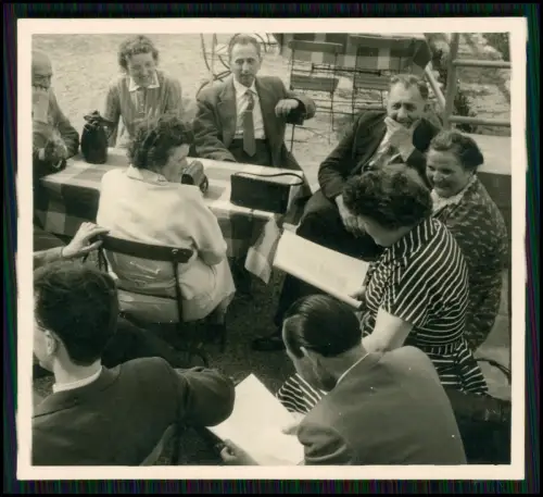 15x Foto Reise Frankfurt-Höchst Reisebusses Höchster Reisebüros1950er  A 54-6740