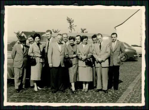 15x Foto Reise Frankfurt-Höchst Reisebusses Höchster Reisebüros1950er  A 54-6740