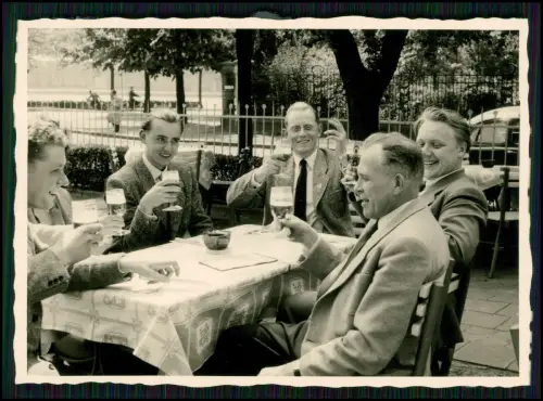 15x Foto Reise Frankfurt-Höchst Reisebusses Höchster Reisebüros1950er  A 54-6740