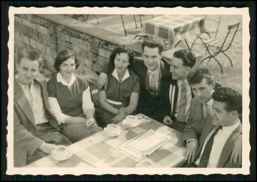 15x Foto Reise Frankfurt-Höchst Reisebusses Höchster Reisebüros1950er  A 54-6740