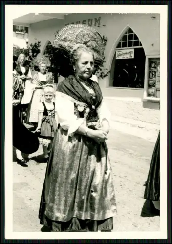 4x Foto 13x9cm - Prozession Dorf Bayern - Gebäude Aufschrift Fremdenheim Angerer