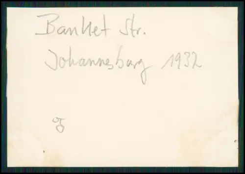 Foto Straßenansicht in Johannesburg Südafrika 1932