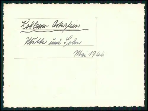 12x Foto 11x8cm- Koblenz Asterstein - Plateau Pfaffendorfer Höhe nahe Rhein 1944