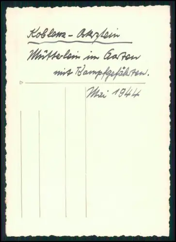 12x Foto 11x8cm- Koblenz Asterstein - Plateau Pfaffendorfer Höhe nahe Rhein 1944