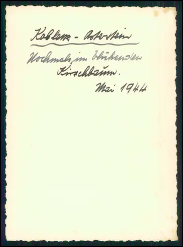 12x Foto 11x8cm- Koblenz Asterstein - Plateau Pfaffendorfer Höhe nahe Rhein 1944