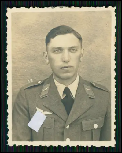 4x Foto - Portrait Soldat Luftwaffe - Atelier Pohle - Königsberg Ostpreußen 1941