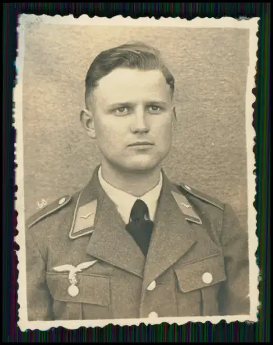 4x Foto - Portrait Soldat Luftwaffe - Atelier Pohle - Königsberg Ostpreußen 1941