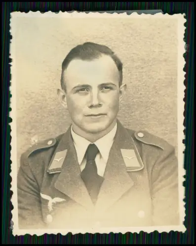 4x Foto - Portrait Soldat Luftwaffe - Atelier Pohle - Königsberg Ostpreußen 1941