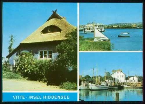 5x AK - Hiddensee Ostsee Insel - Kloster Vitte Neuendorf Leuchtturm Dornbusch...