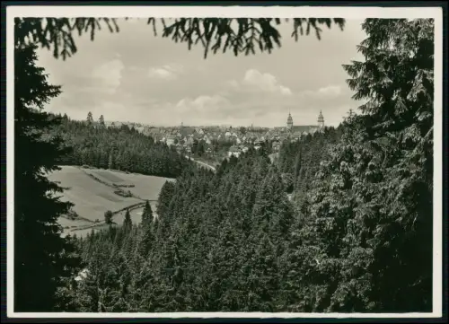 Foto 18x13cm - Freudenstadt Schwarzwald - eingebettet in Tannenwälder - um 1940