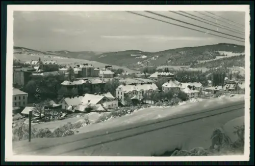 3x Echt Foto AK - Vimperk Winterberg - Böhmerwald Südböhmen Tschechien -Panorama