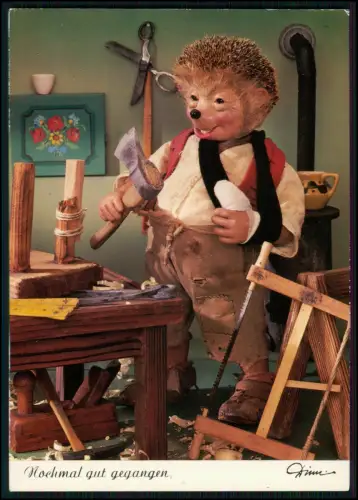 5x AK - Mecki Igel - Diehl-Film München - Humor Spruch Karte - Zeitschrift HÖRZU