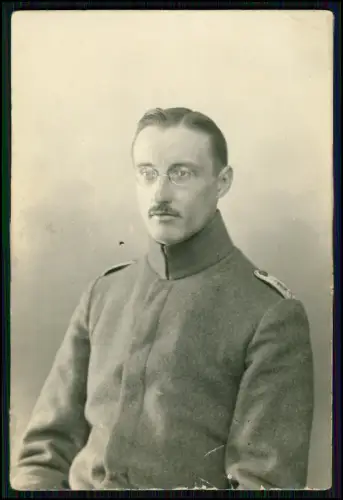 4x Foto AK 1. WK - Soldaten an der Front im Einsatz - Portrait u. andere 1914-18