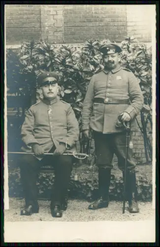 4x Foto AK 1. WK - Soldaten an der Front im Einsatz - Portrait u. andere 1914-18