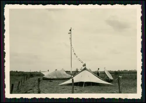 17x Foto - Zeltlager bei Fallingbostel Lüneburger Heide 1939 Jungs und andere