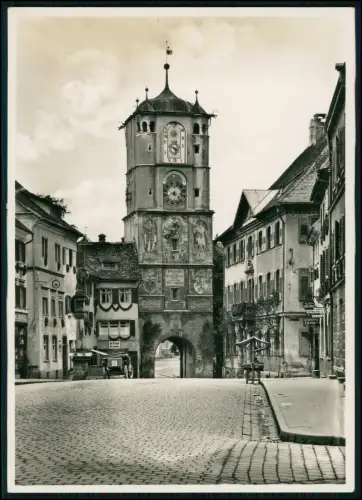 Foto 18x13 - Wangen im Allgäu Ravensburger Tor historisches Stadtmotiv Uhrturm