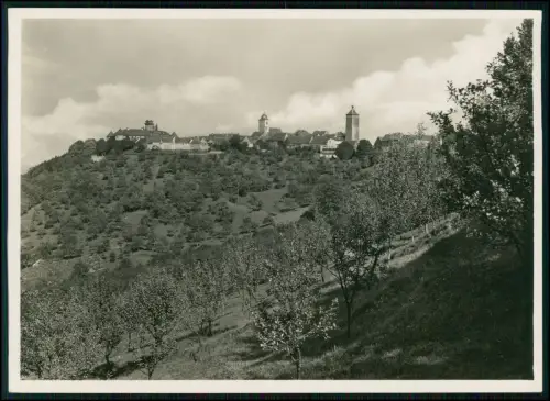 Foto 18x13 - Waldenburg - Panorama Stadtkrone Hohenlohe Turm Hang mit Obstbäume