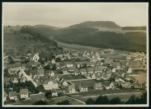Foto 18x13 - Onstmettingen Schwäbische Alb - Blick auf Dorfkern Häuser Kirche ..