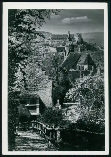 Foto 18x13 - Tübingen Oesterberg Blick Stiftskirche Schloss Altstadt Neckarblick