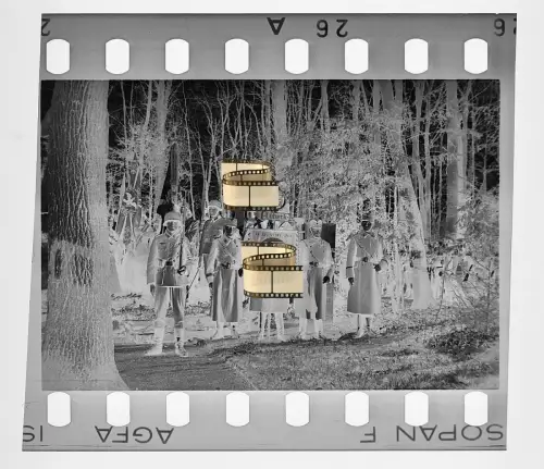 Original Negativ 4x3,5cm - Lübeck Holstein - Soldaten 1938-40