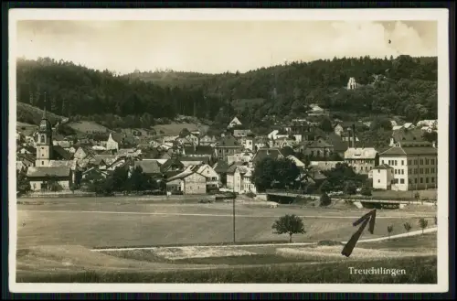 AK Treuchtlingen im Altmühltal Weißenburg-Gunzenhausen Panorama 1938 gelaufen