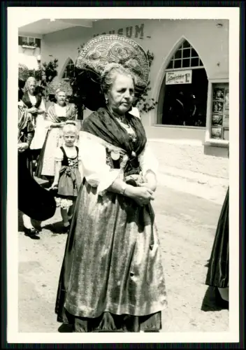 4x Foto 13x9cm - Prozession Dorf Bayern - Gebäude Aufschrift Fremdenheim Angerer