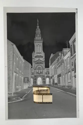 Original Negativ 6x9cm - Albert Somme - Basilique du Notre Dame de Brebieres WK2