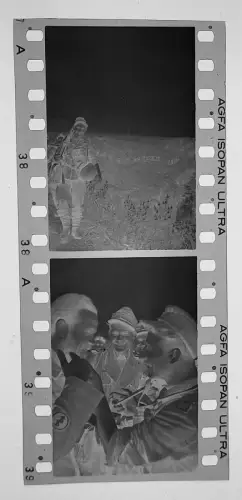 4x Original Negativ 4x3,5cm - Soldaten Wehrmacht