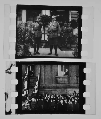 6x Original vor 1945 Dia 4x3,5cm - Paul von Hindenburg Reichspräsident 1920-30er