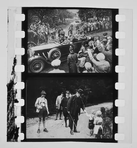 6x Original vor 1945 Dia 4x3,5cm - Paul von Hindenburg Reichspräsident 1920-30er