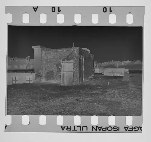 8x Original Negativ 4x3,5cm - Frankfurt am Main - Kriegszerstörung uvm. bis 1945