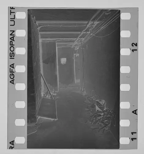 8x Original Negativ 4x3,5cm - Frankfurt am Main - Kriegszerstörung uvm. bis 1945