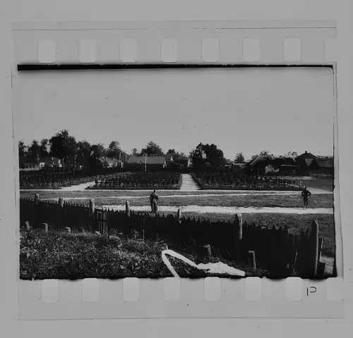 4x Original Dia 4x3,5cm - Wehrmacht 2. WK  Soldaten Gräber Kreuze Namen Russland